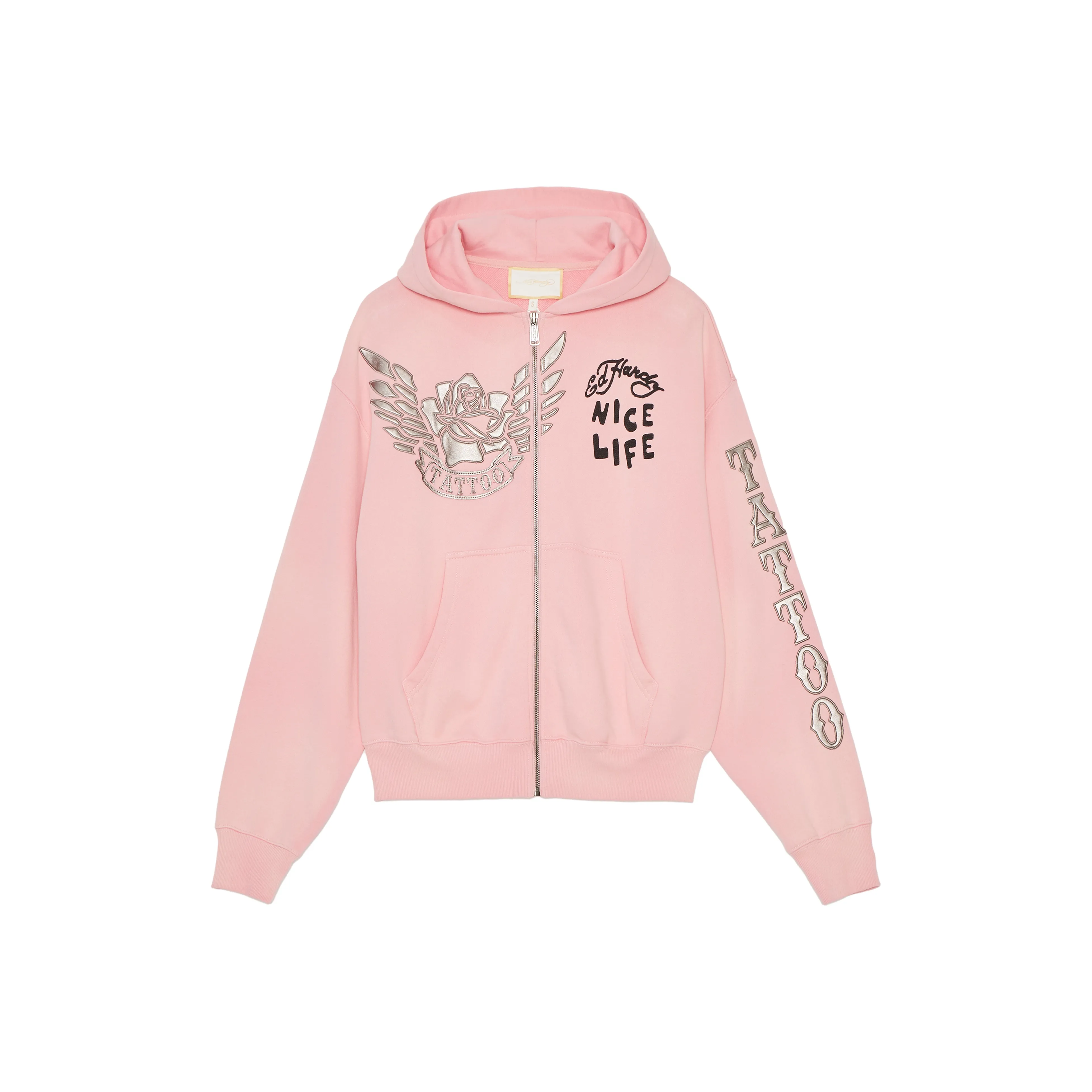 Ed Hardy Розовые Женские Свитшоты