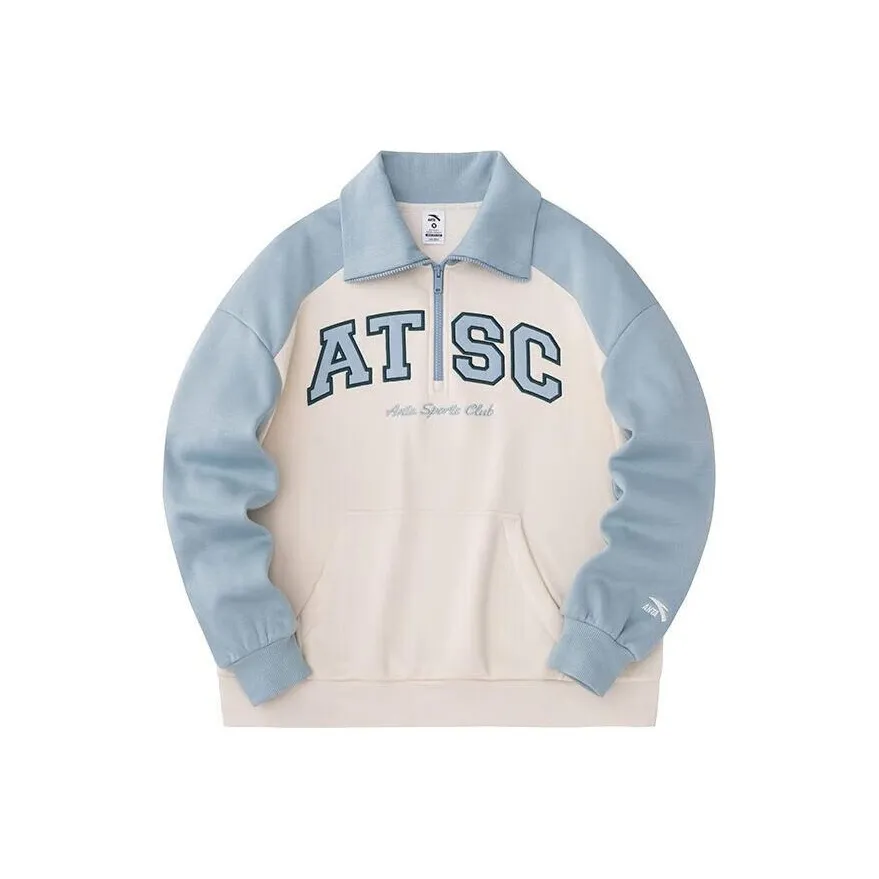 ANTA Life Collection Sweatshirts Women's Crab Shell Green/Euryale Stone White