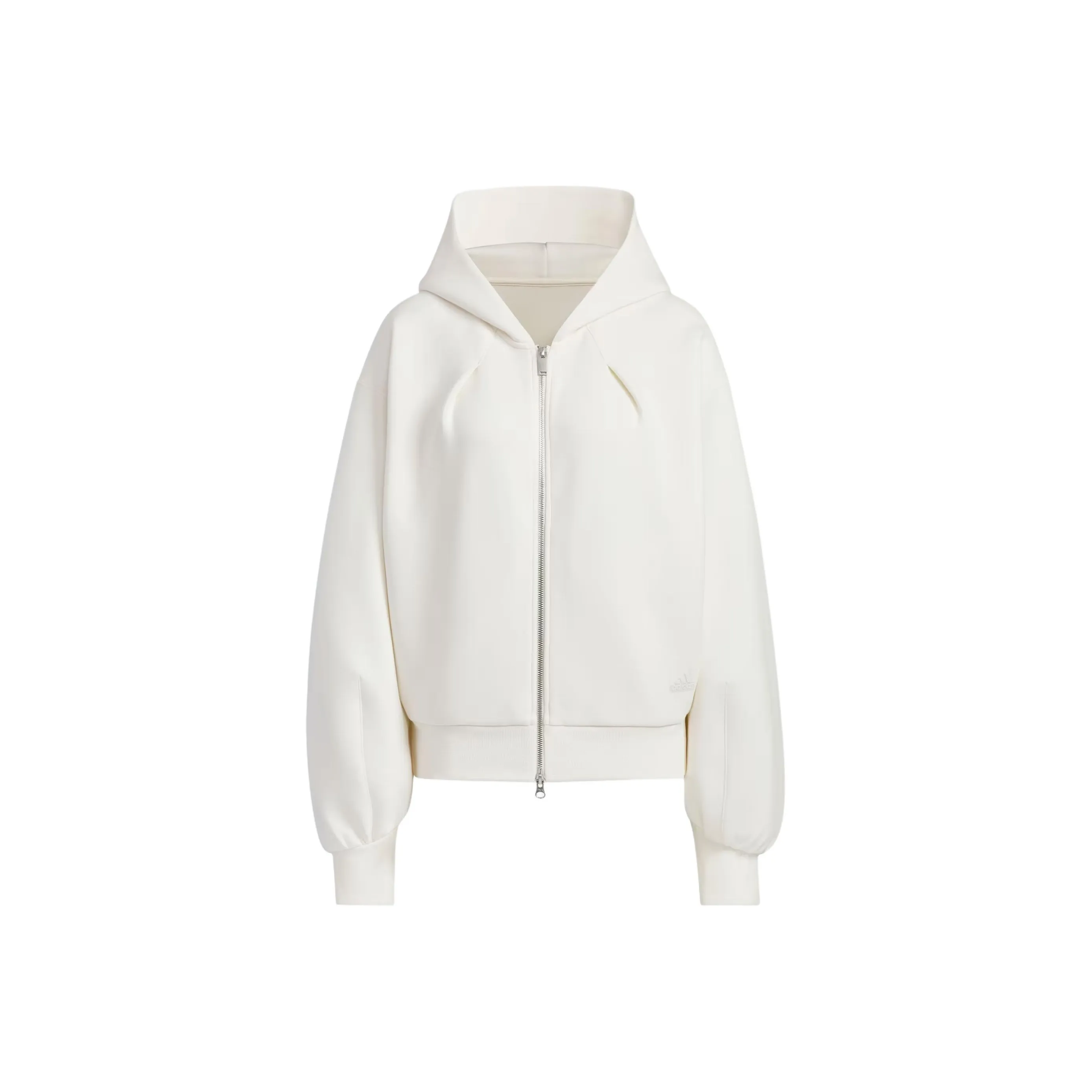Adidas Spacer Full Zip Hoodie Jackets & Coats Women's Pink White
