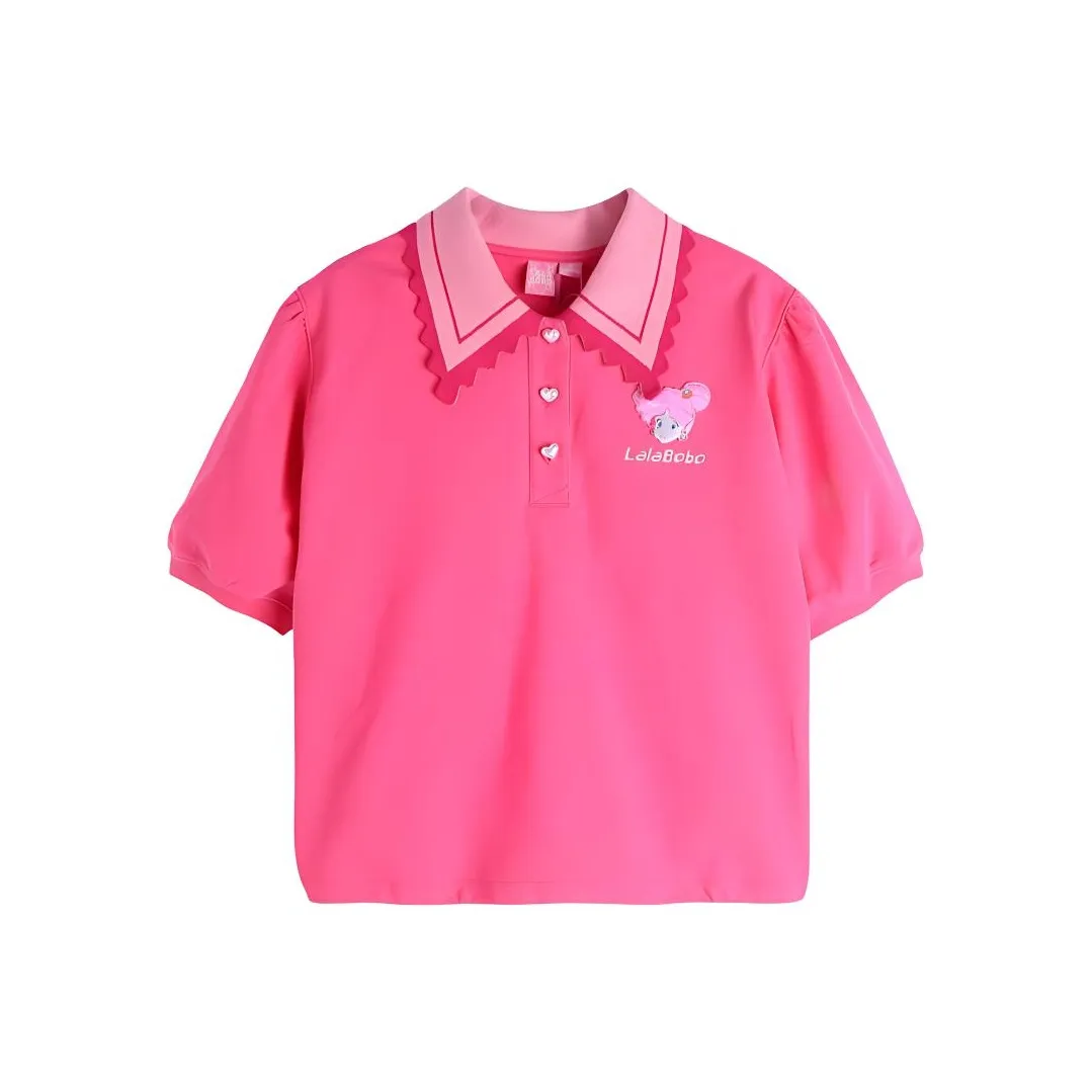 LALABOBO Polo Shirt Women's Pink