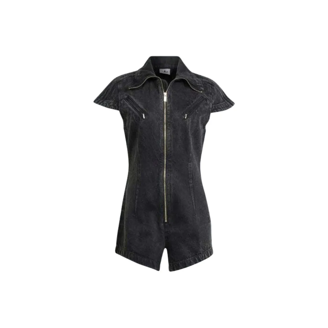 Adidas Originals FASHION MONTREAL DENIM PLAYSUIT Bodysuits Women's Black