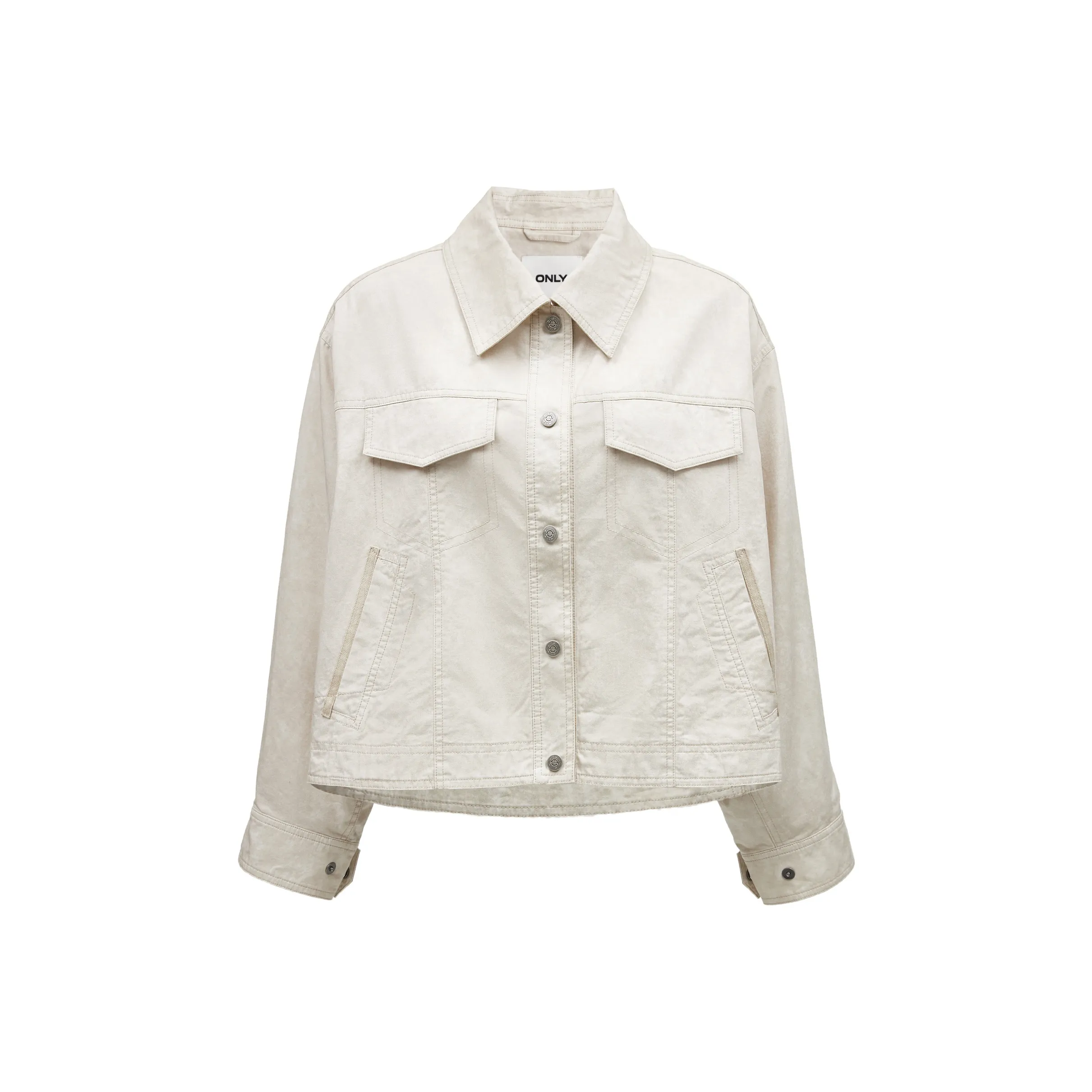 ONLY Куртки Пальто Женские Пемзовый Серый