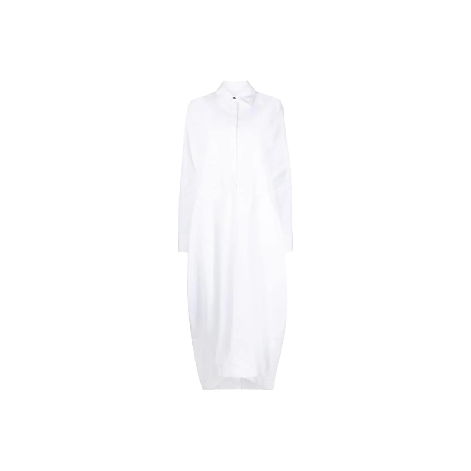 JIL SANDER Long Sleeved Buttoned Mini Shirt Dress