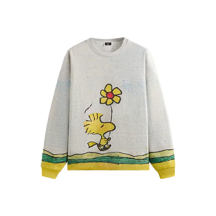 Свитшот KITH X PEANUTS Мужской Мел