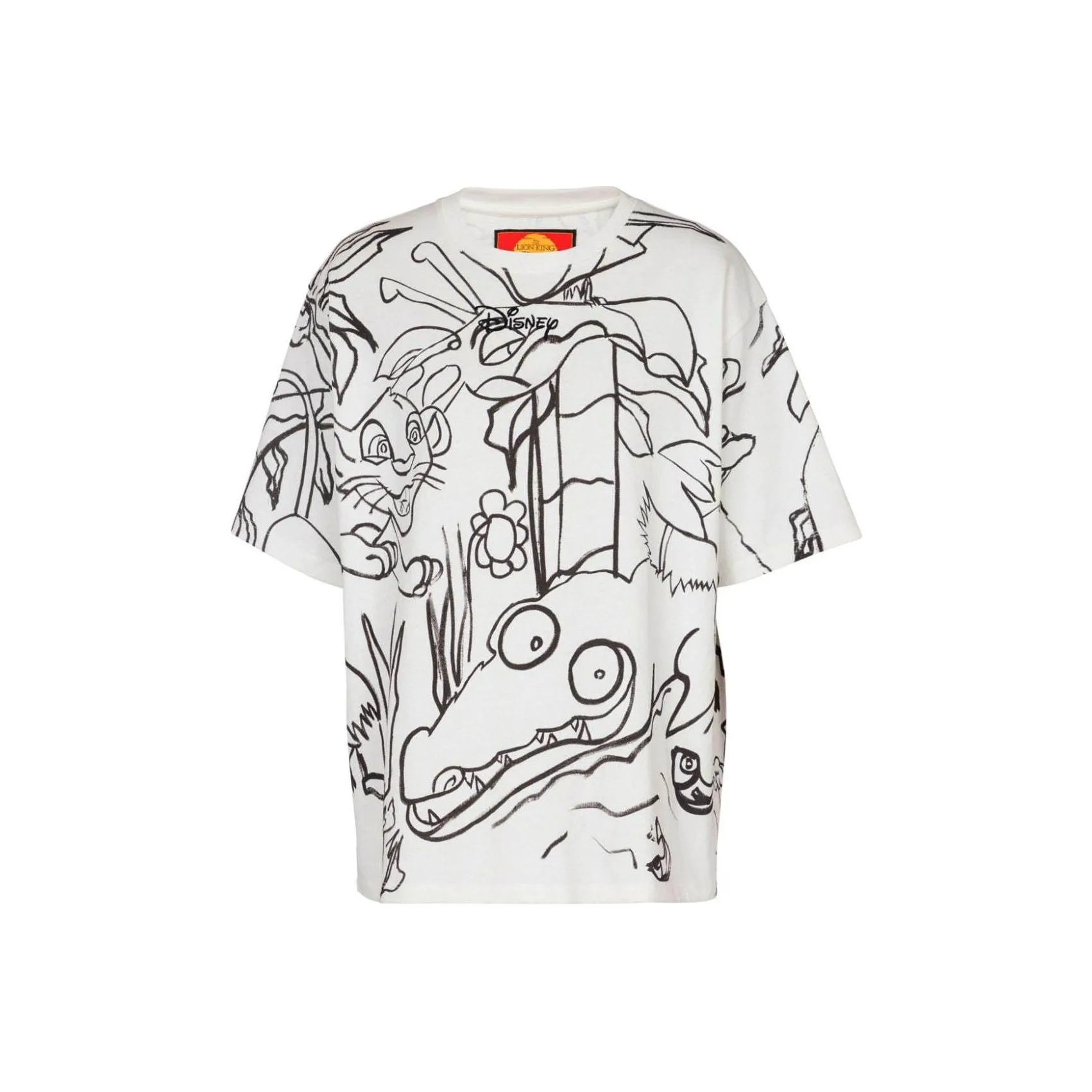 Balmain X Disney Graphic Printed Crewneck T Shirt