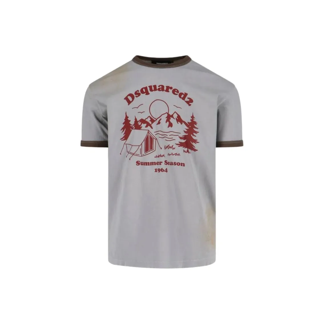 DSQUARED 2 Gray Мужская T-Рубашка