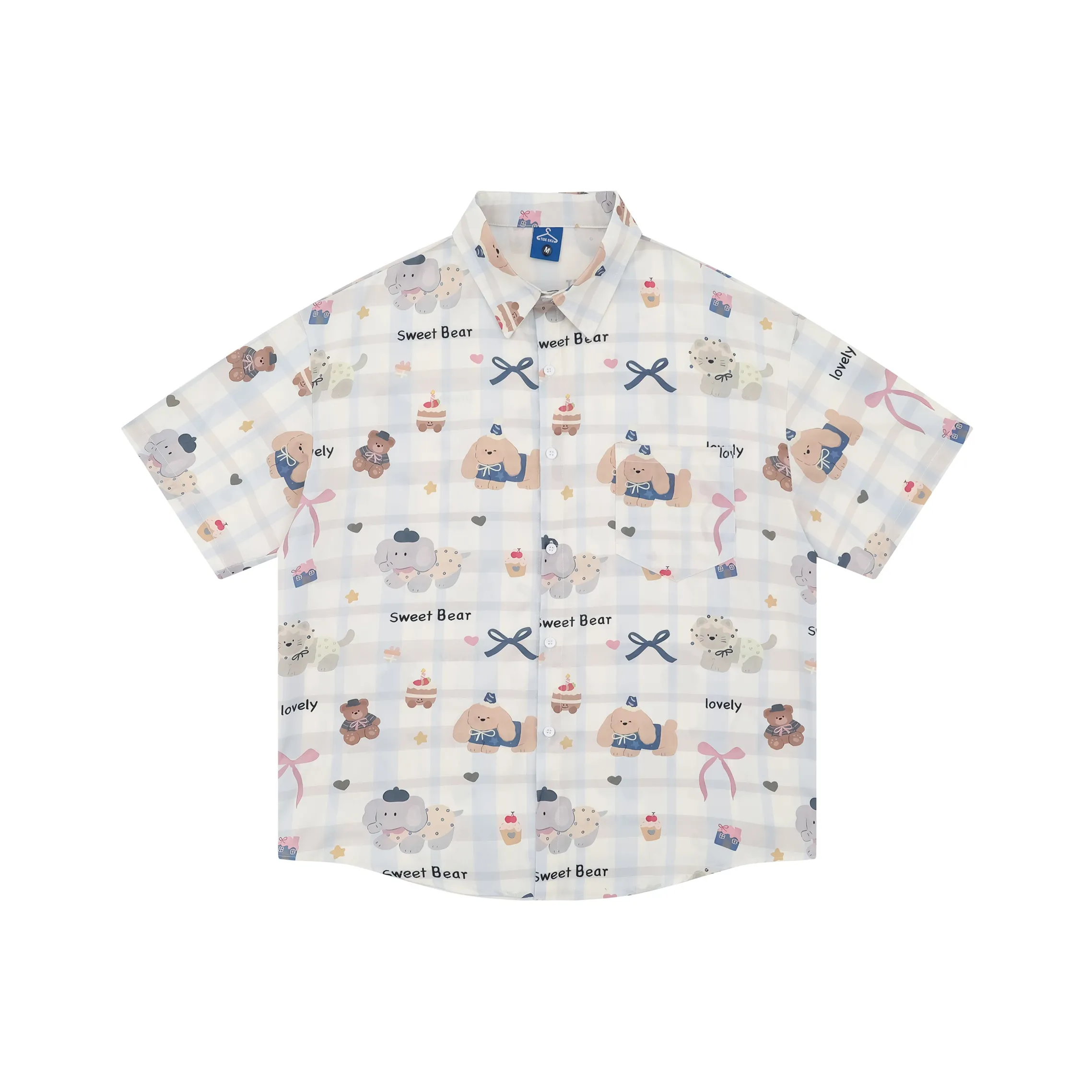 BEAR UNION Shirt Unisex Apricot