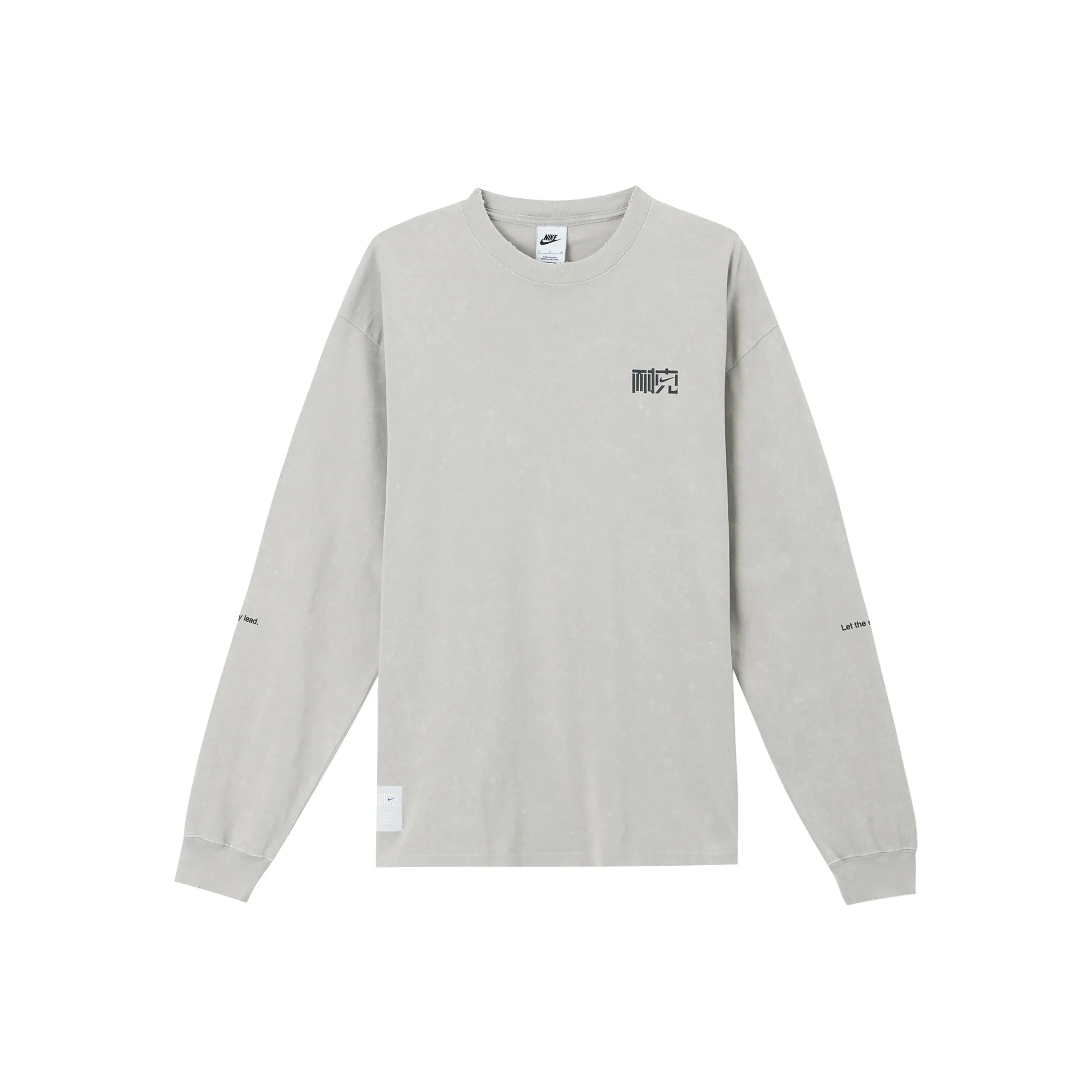 Nike SportswearNAI KE Коллекция T-рубашка Мужская Светло-железно-серый