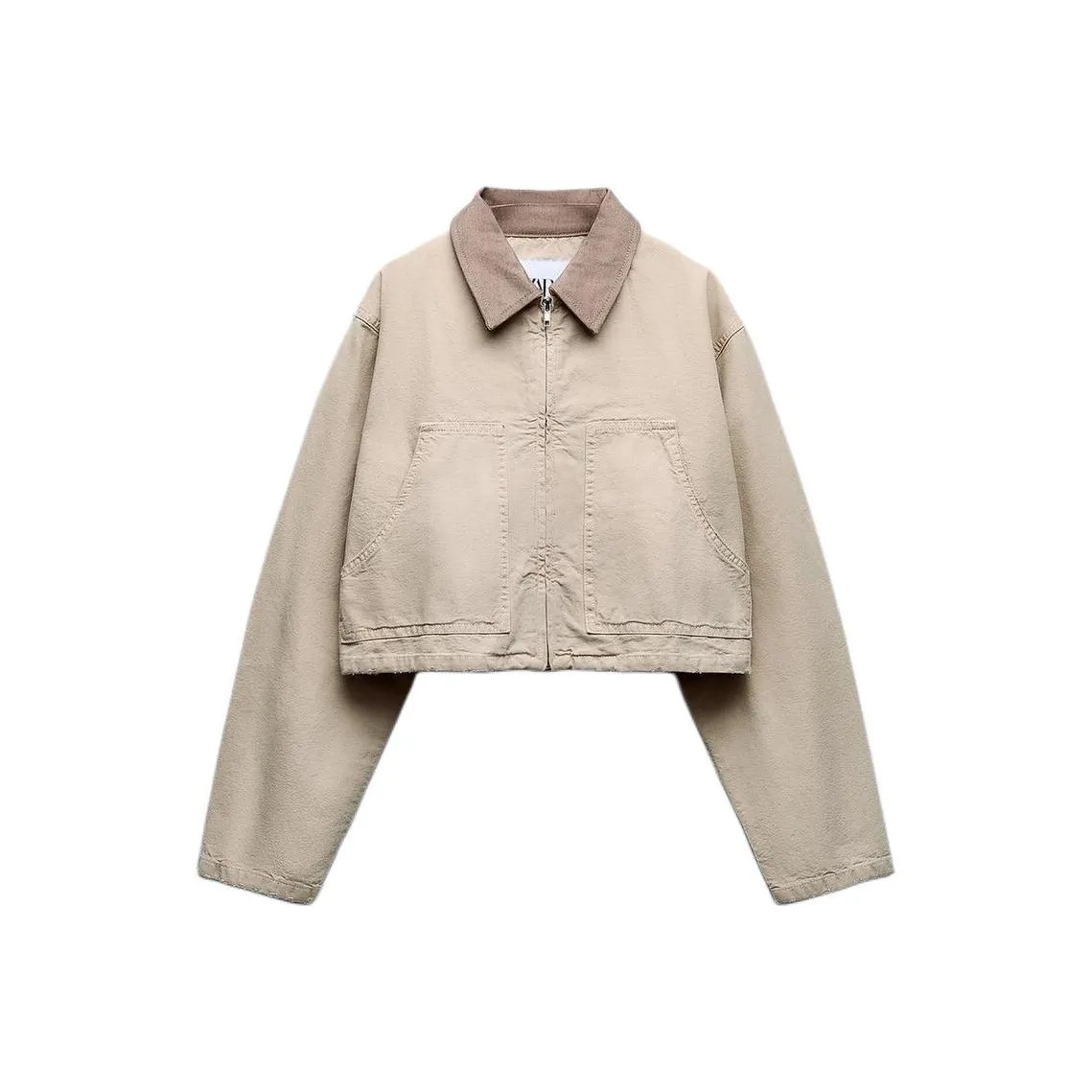 ZARA Trf Куртки Пальто Женские Белые