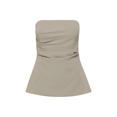 ARITZIA Кочевник Тауповый/Номадский серый Умбра Женские Топы без бретелек