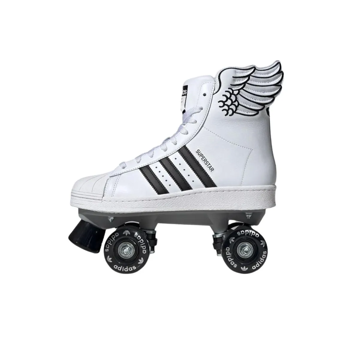 JEREMY SCOTT x Adidas Originals Superstar 82 High Топ Кэжуал Унисекс Белый