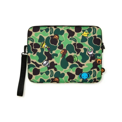 BABY MILO STORE BY A BATHING APE Полиэстер 100% Сумка для ноутбука Зеленая GRB Унисекс
