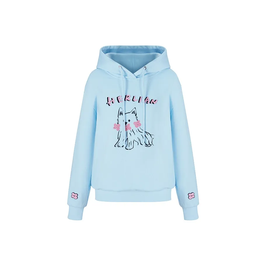 HERLIAN Толстовка Женская Синяя