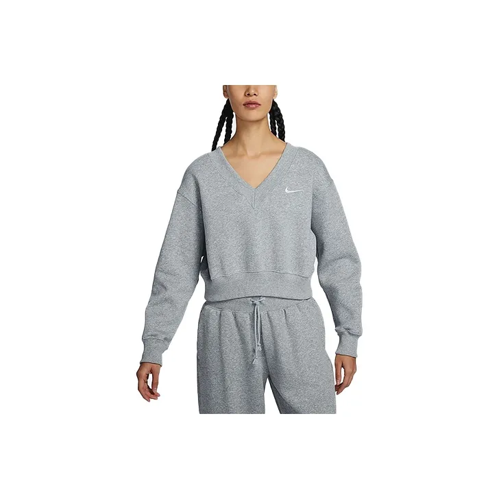 nike Sportswear Phoenix Fleece Свитшот Женские Серый