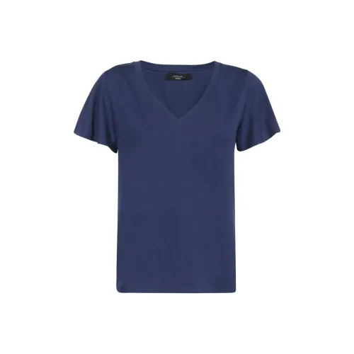 WEEKEND MaxMara Темно-синие Женские Рубашки T