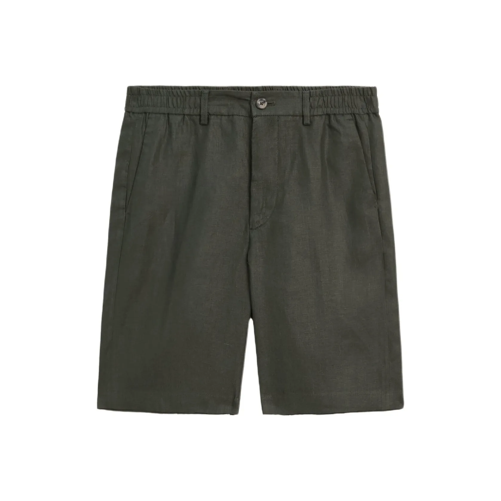 Massimo Dutti Повседневные шорты Мужские Темно-зеленые