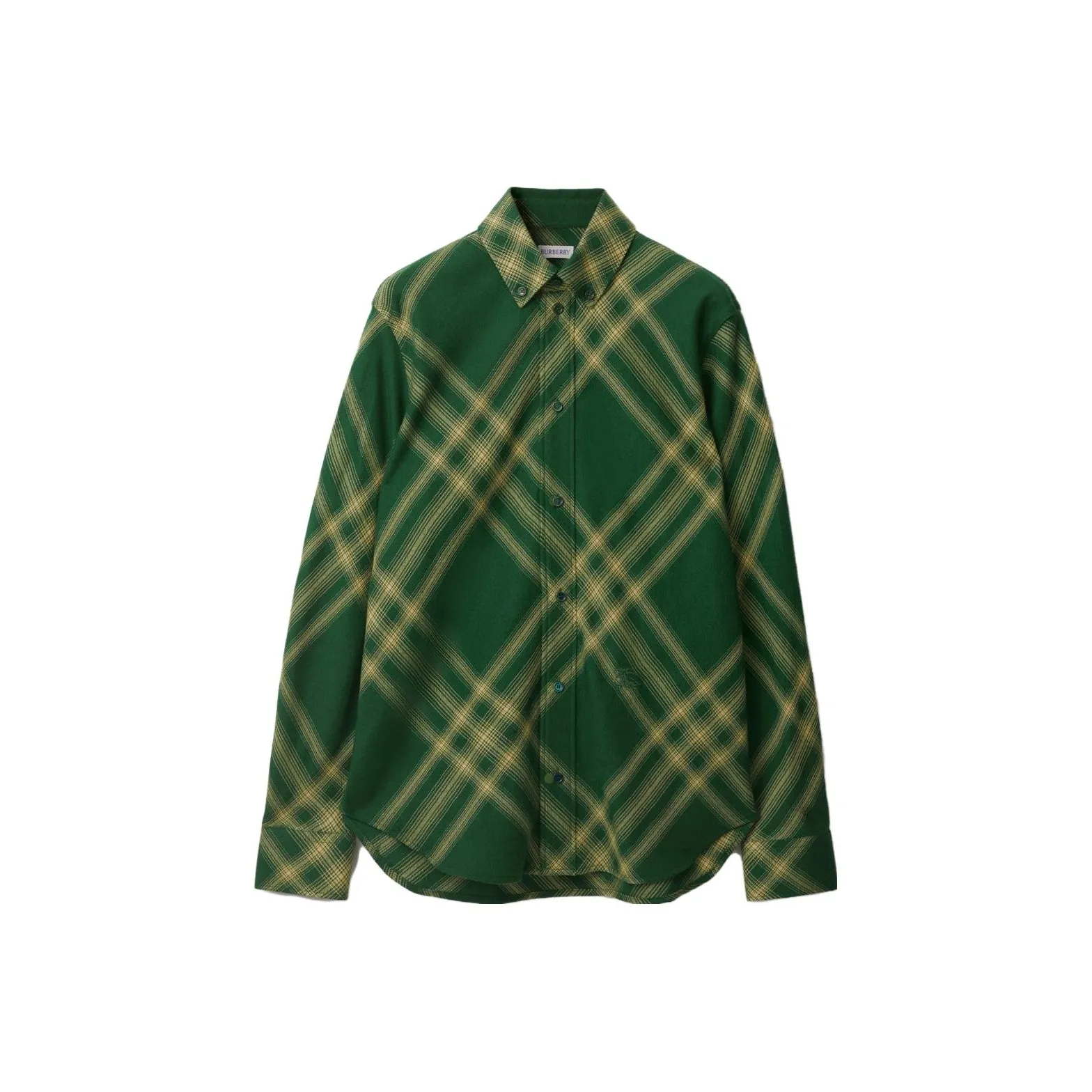 Burberry Check-pattern Wool Shirt