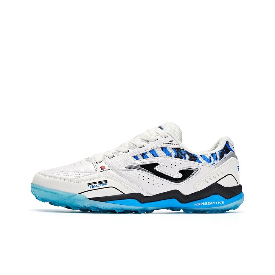 Joma Abrasion Resistant Поддержка Футбольные бутсы Мужские Белый Синий