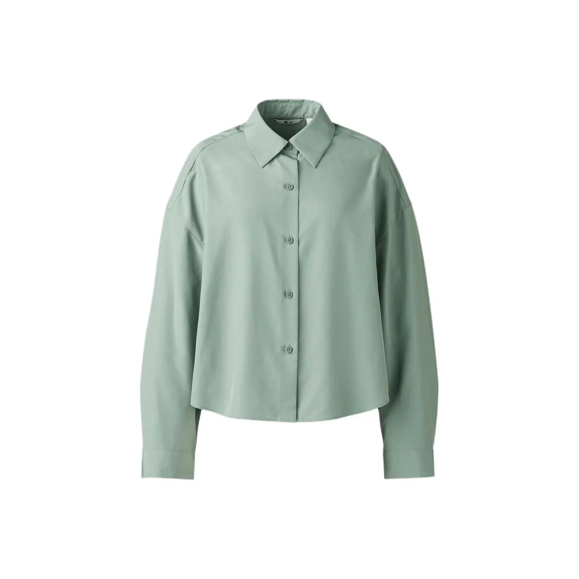 UNIQLO x Clare Waight Keller C Collection SS25 Рубашка Женская Зеленая