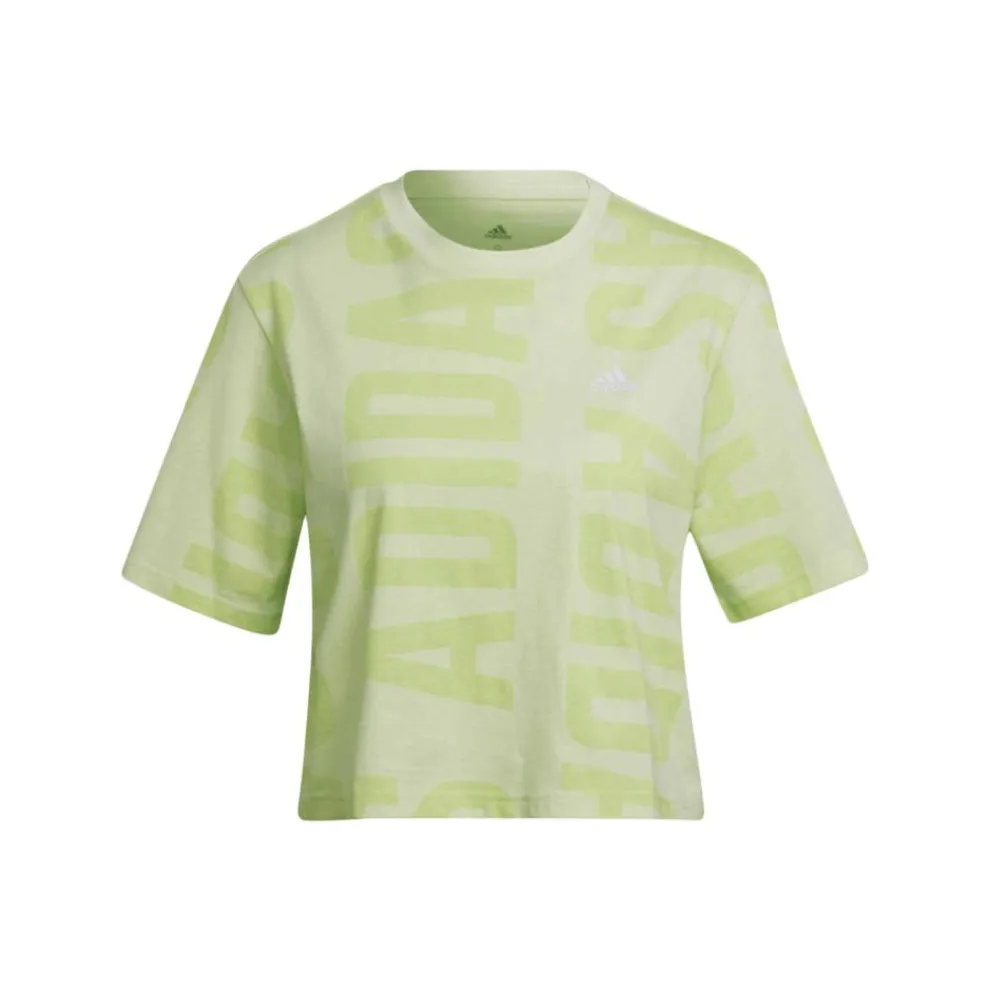 Adidas T-Shirt Женская Lime Green
