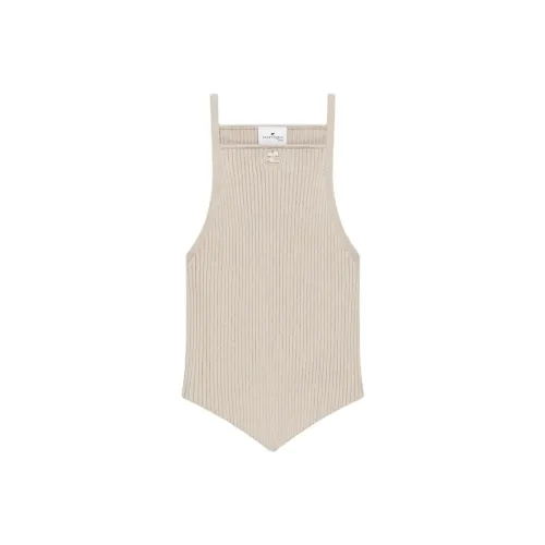 COURREGES Овсяные Женские Камисоли