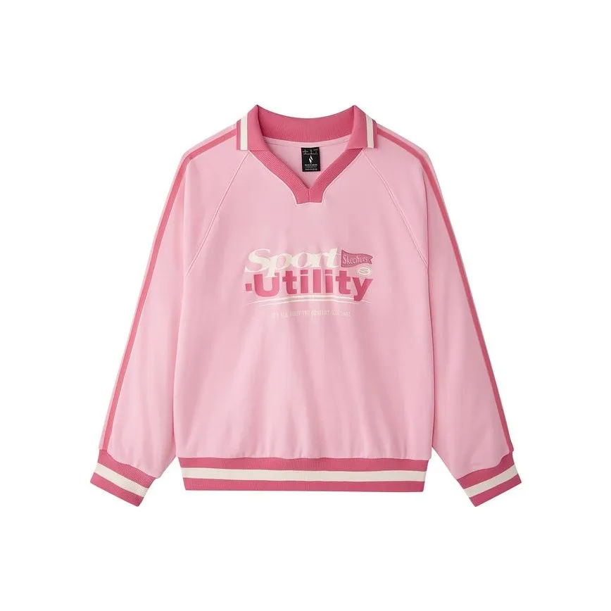 Skechers Свитшот Женский Конфетный Розовый