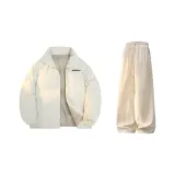 카키+아이보리 (기모 바지)