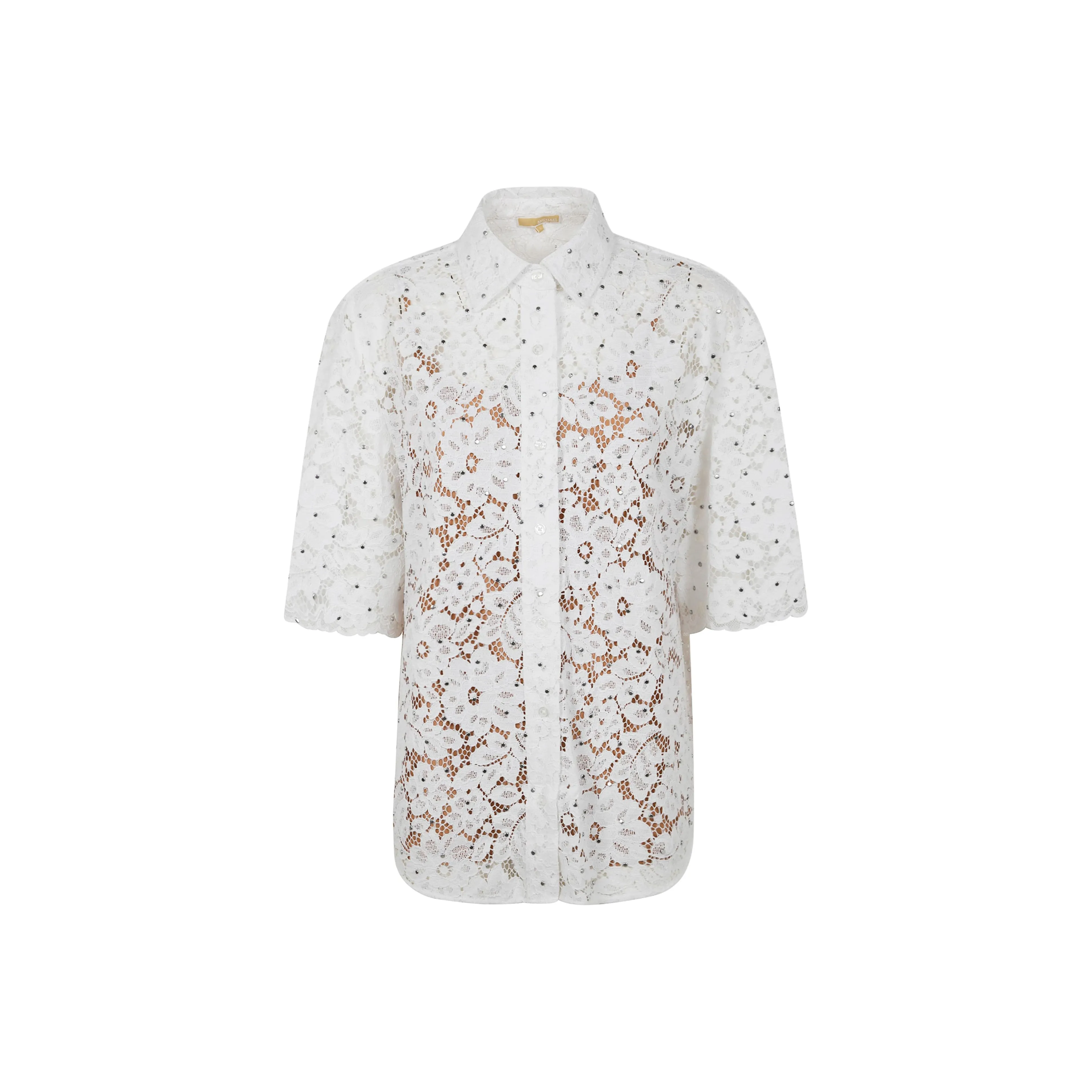 MICHAEL KORS Studded Lace Shirt