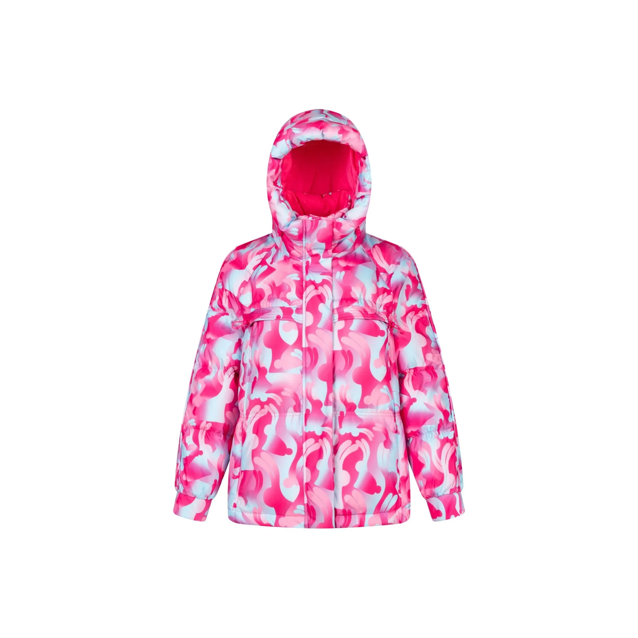 ERAL x Chenfenwan Пуховик Женские Розовый с Узором