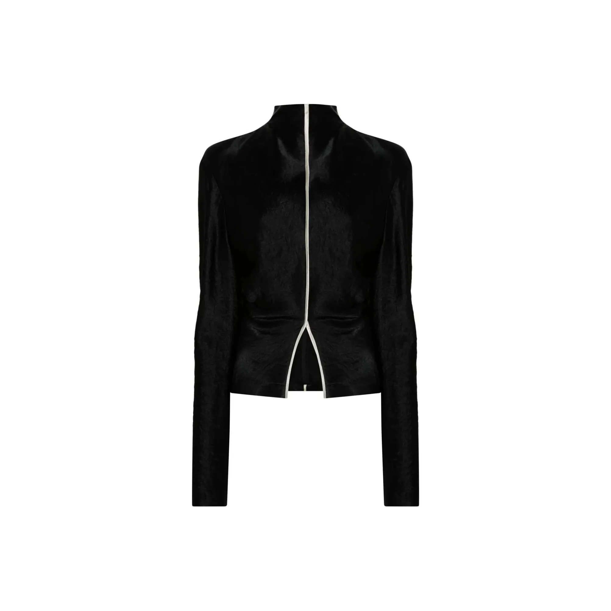 NANUSHKA High neck Draped Top