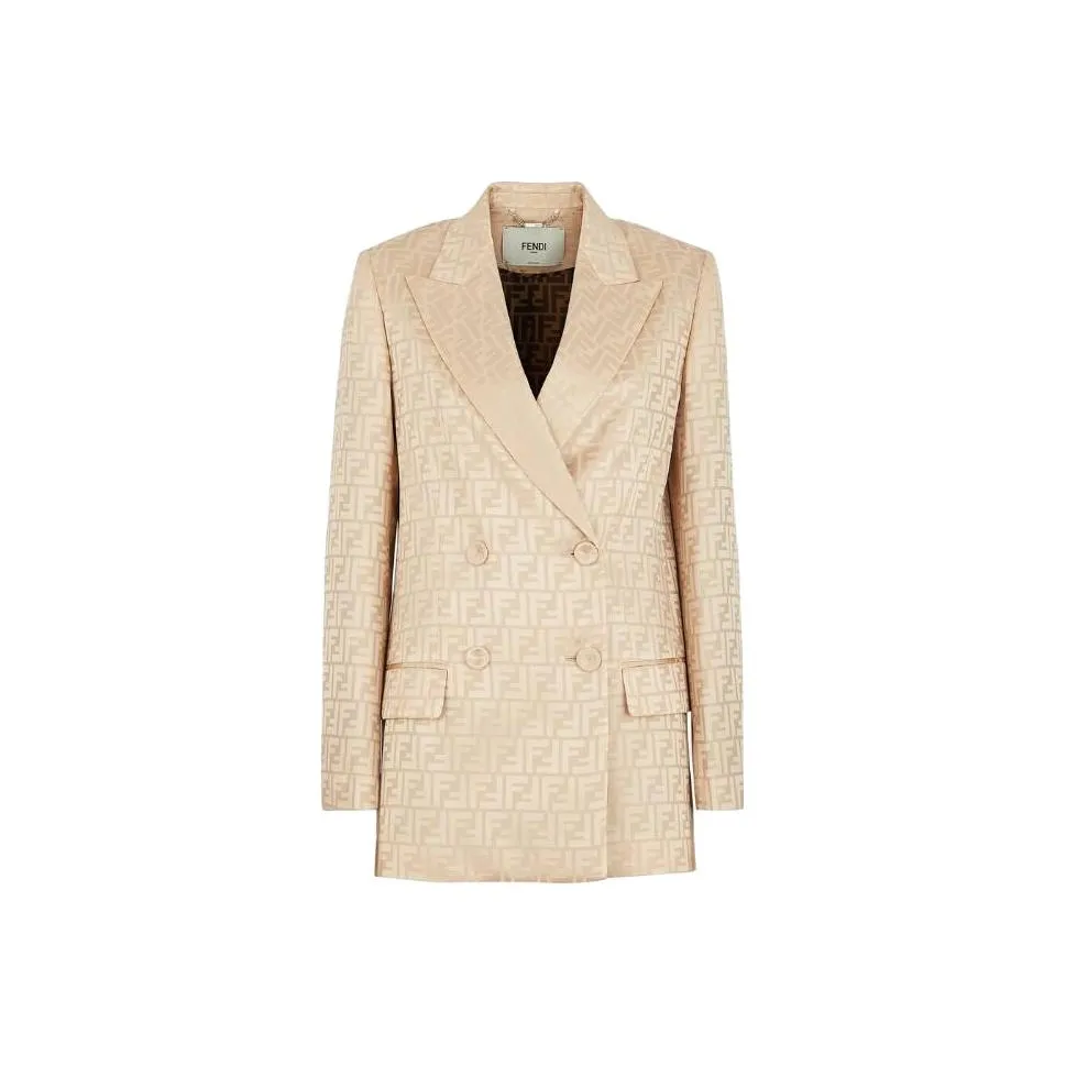 FENDI Double breasted Silk Blazer