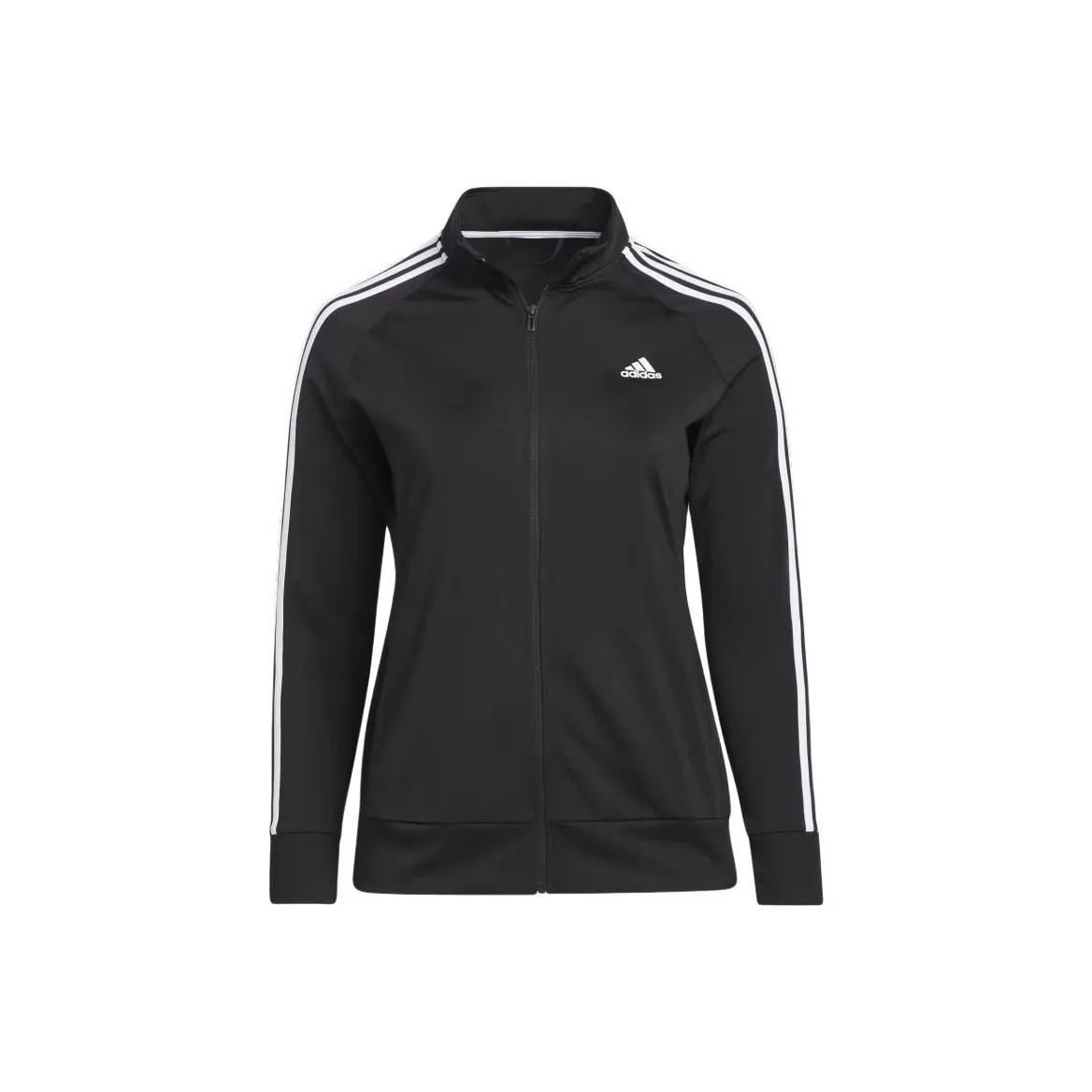 Adidas Free Shipping With AdiClub Essentials Warm Up Tricot Slim 3 Stripes Track Jacket Plus Size