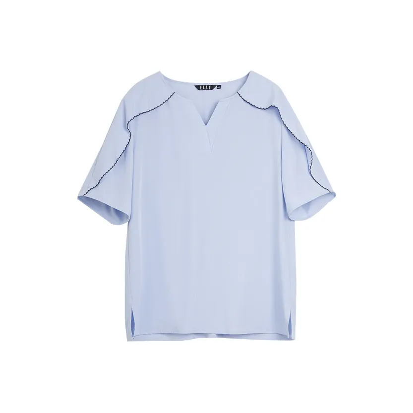 ELLE Светло-синие Женские Рубашки