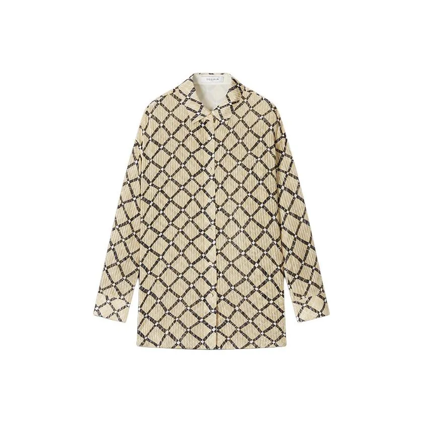 DEGAIA Рубашка Женская Ярко-Желтая