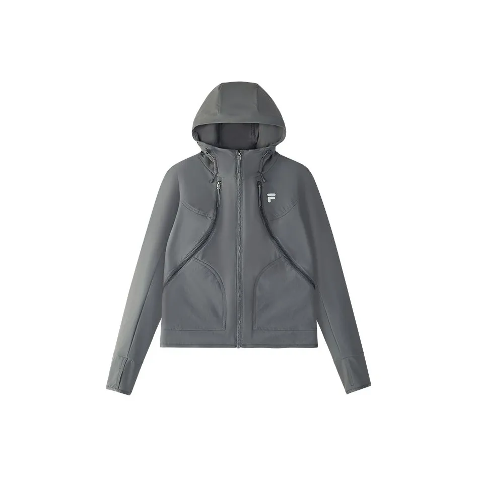 FILA FUSION URBAN TECH Куртки и Пальто Женские Тихий Серый