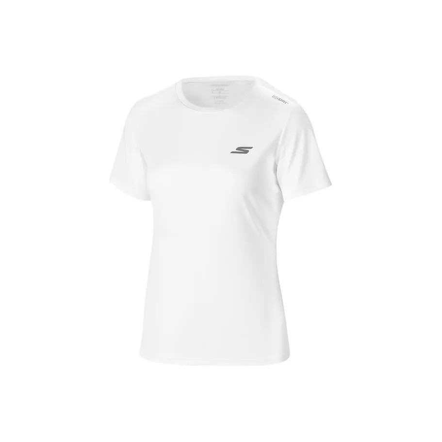 Skechers Basic Sports Series T-Shirt Женская Bright White