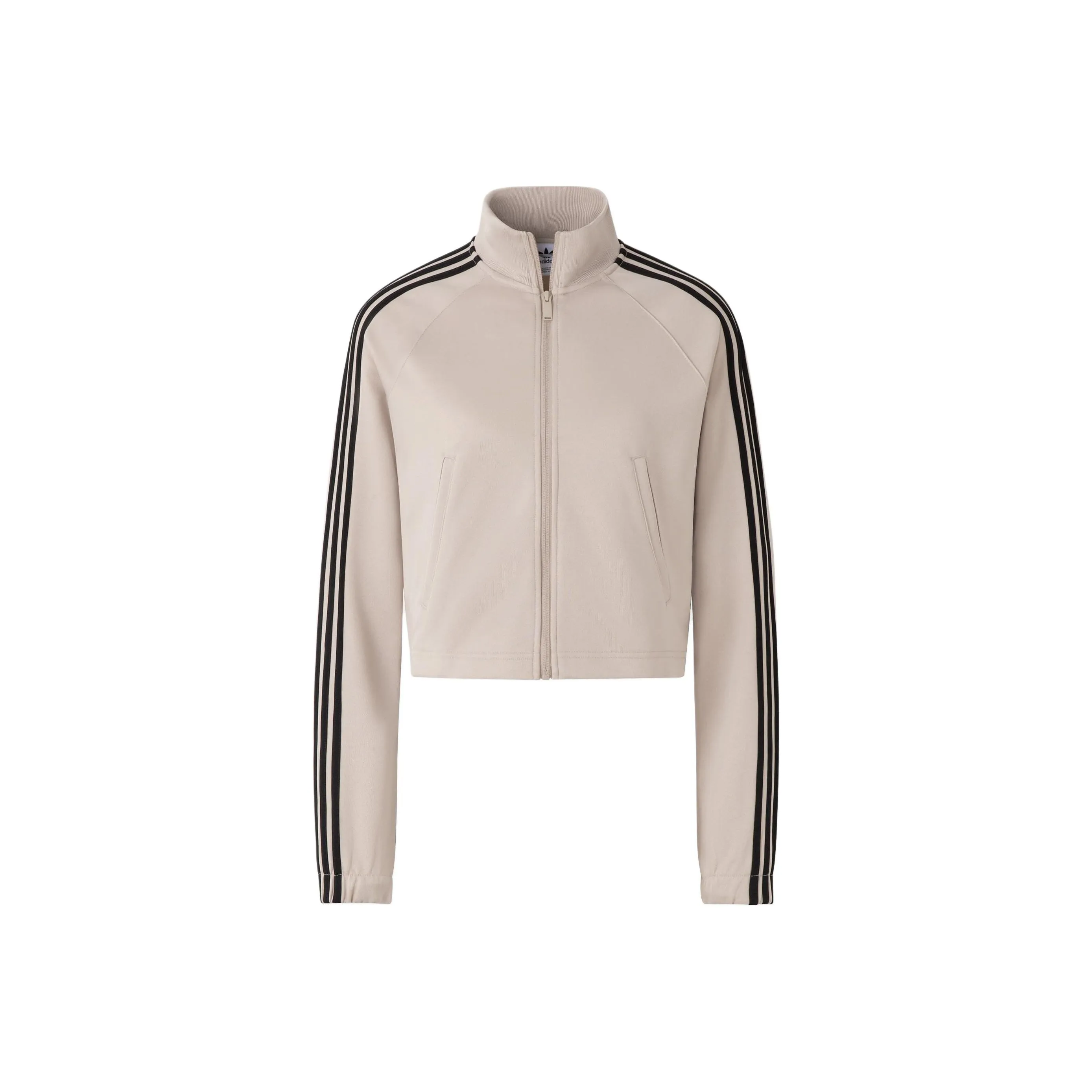 adidas originals Women's Tricot Warm-Up Jacket Beige