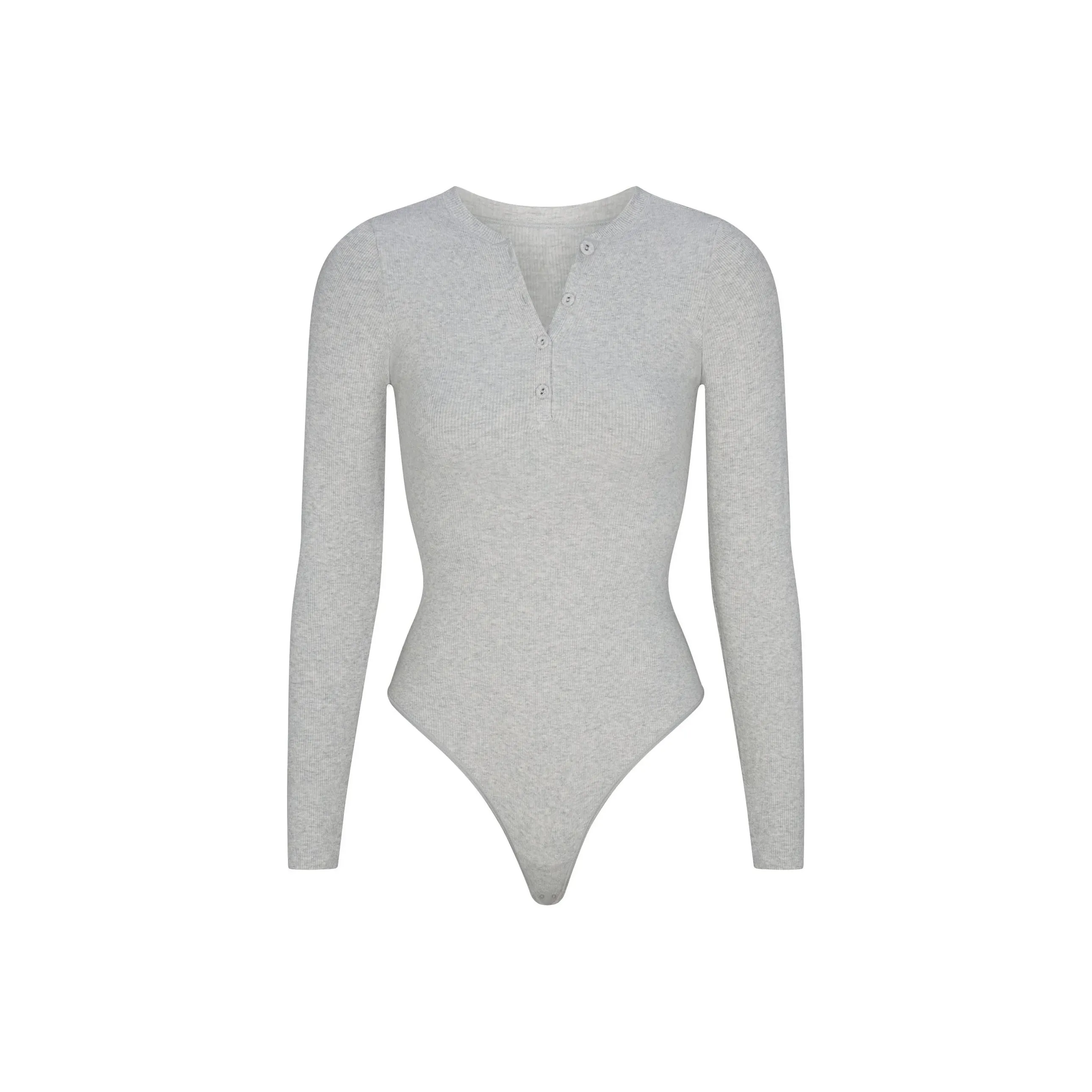 Skims Свет Вереск GREY/Светло-пшеничный серый Женское боди