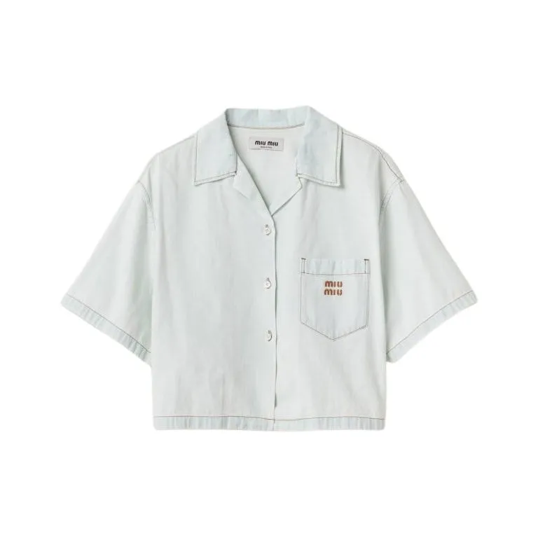 MIU MIU Chambray Denim Shirt