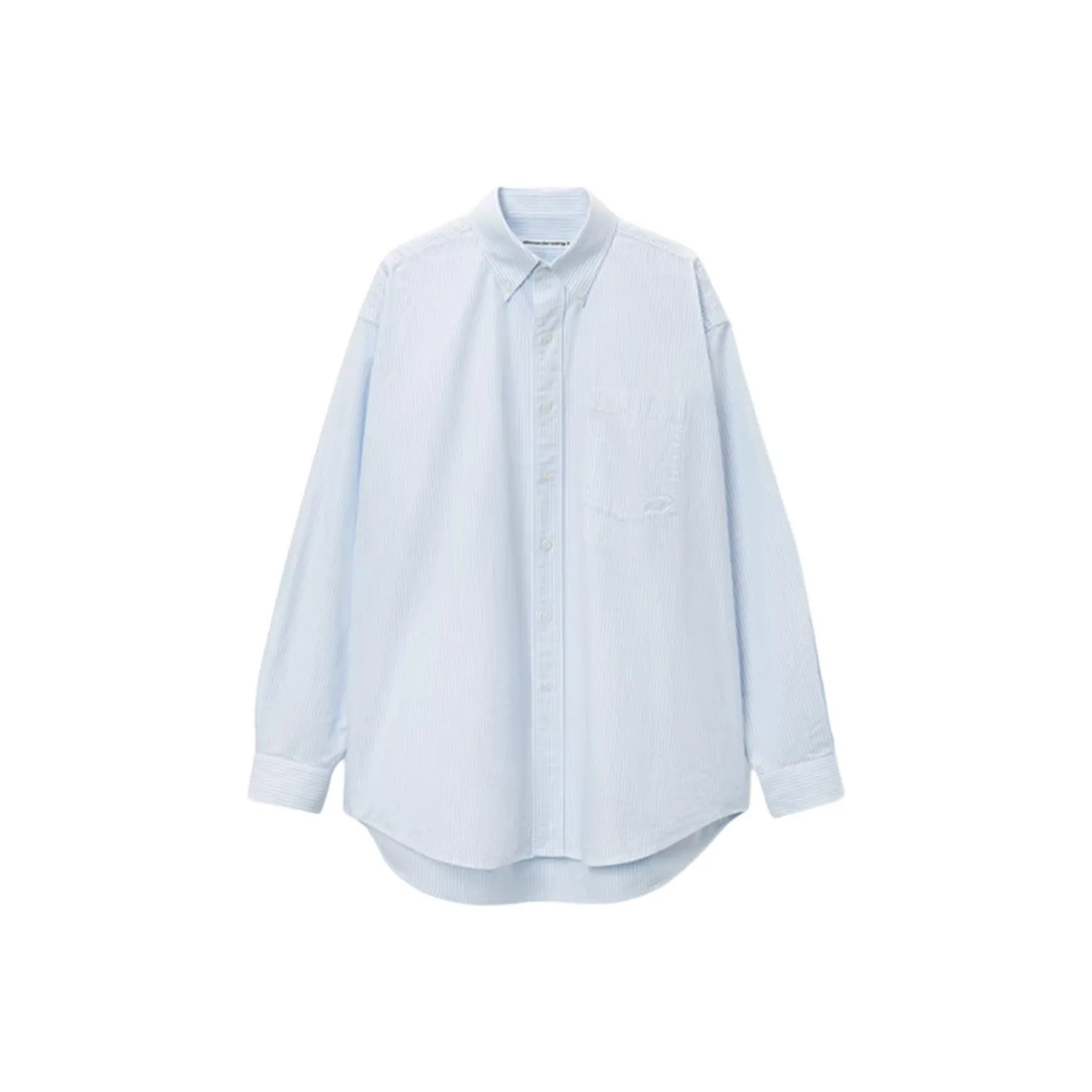 Alexander Wang SS25 Рубашка Женская Oxford Blue