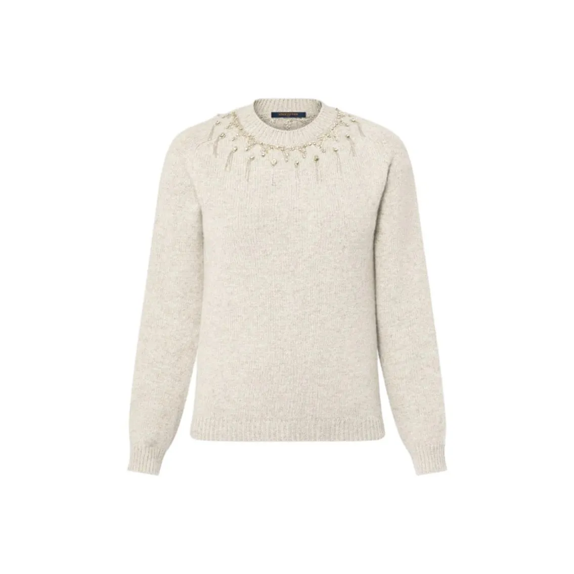 Lv Tassel Embroidery Pullover