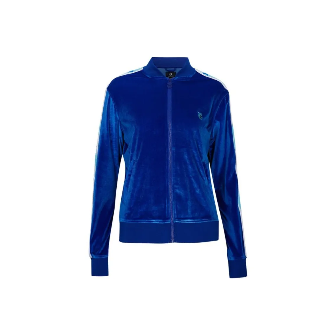 Конверс Miley Cyrus Бархат Дорожка Куртка Куртки Пальто Женские Синий