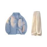 블루+아이보리 (기모 바지)