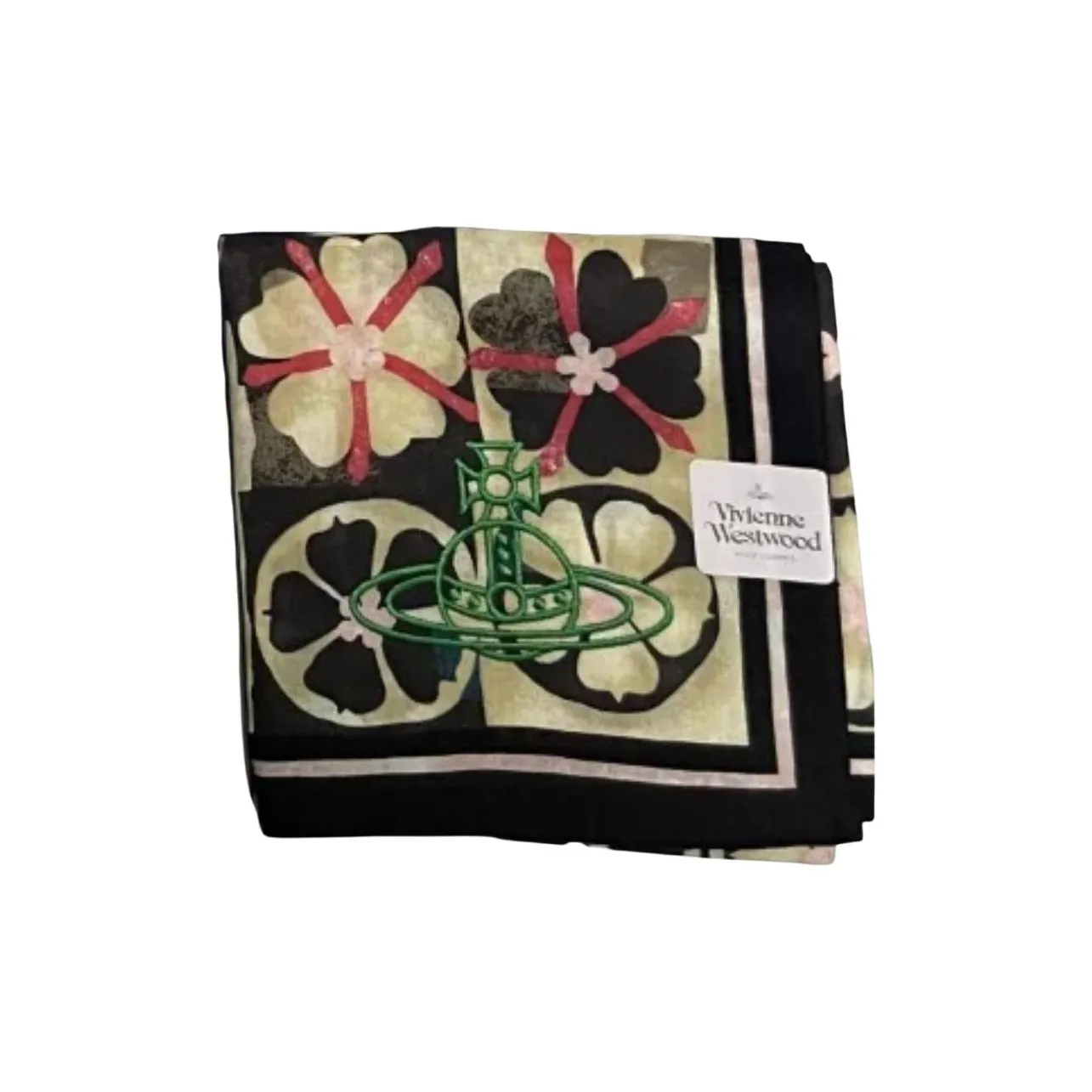 Vivienne Westwood Шелковые шарфы Унисекс Бежевый