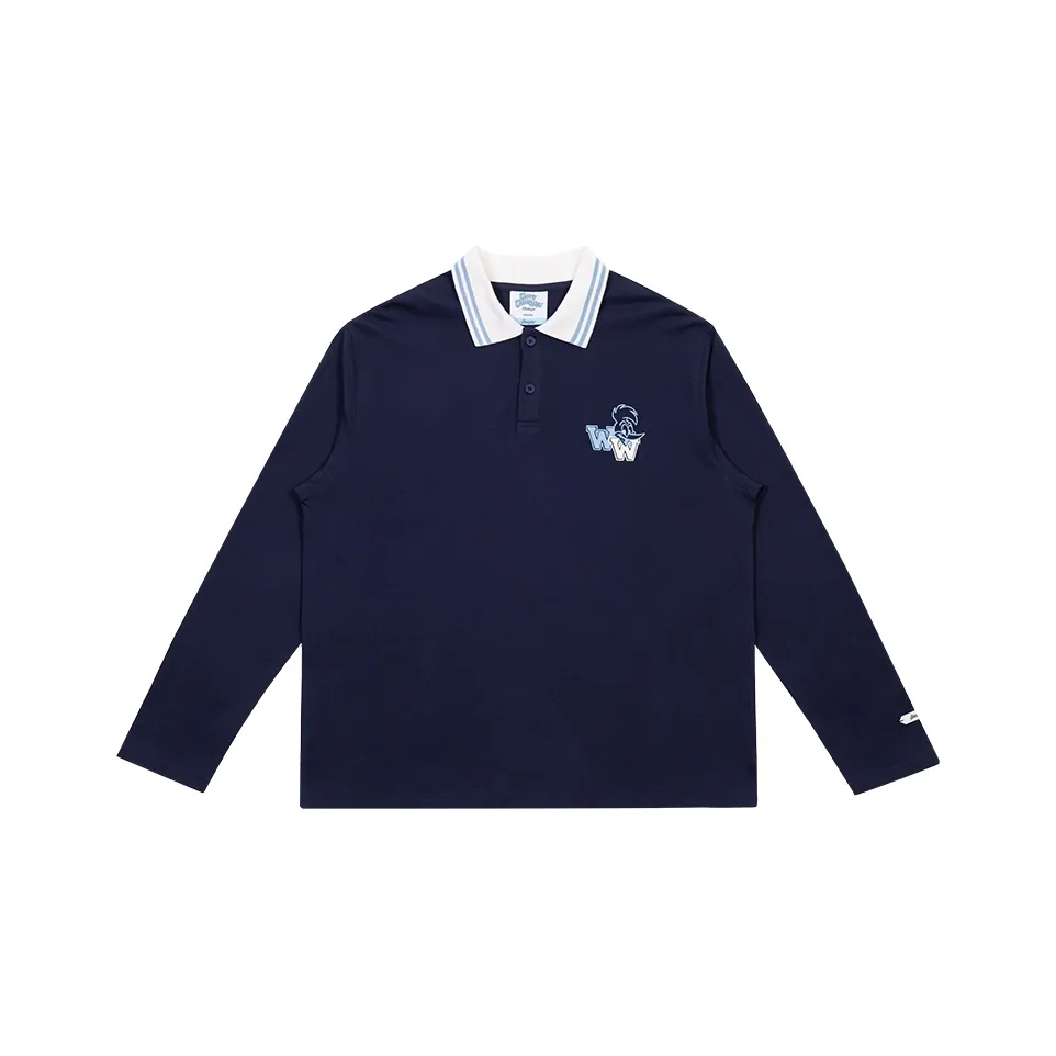 BEASTER x WOODY Поло Женское Темно-синий