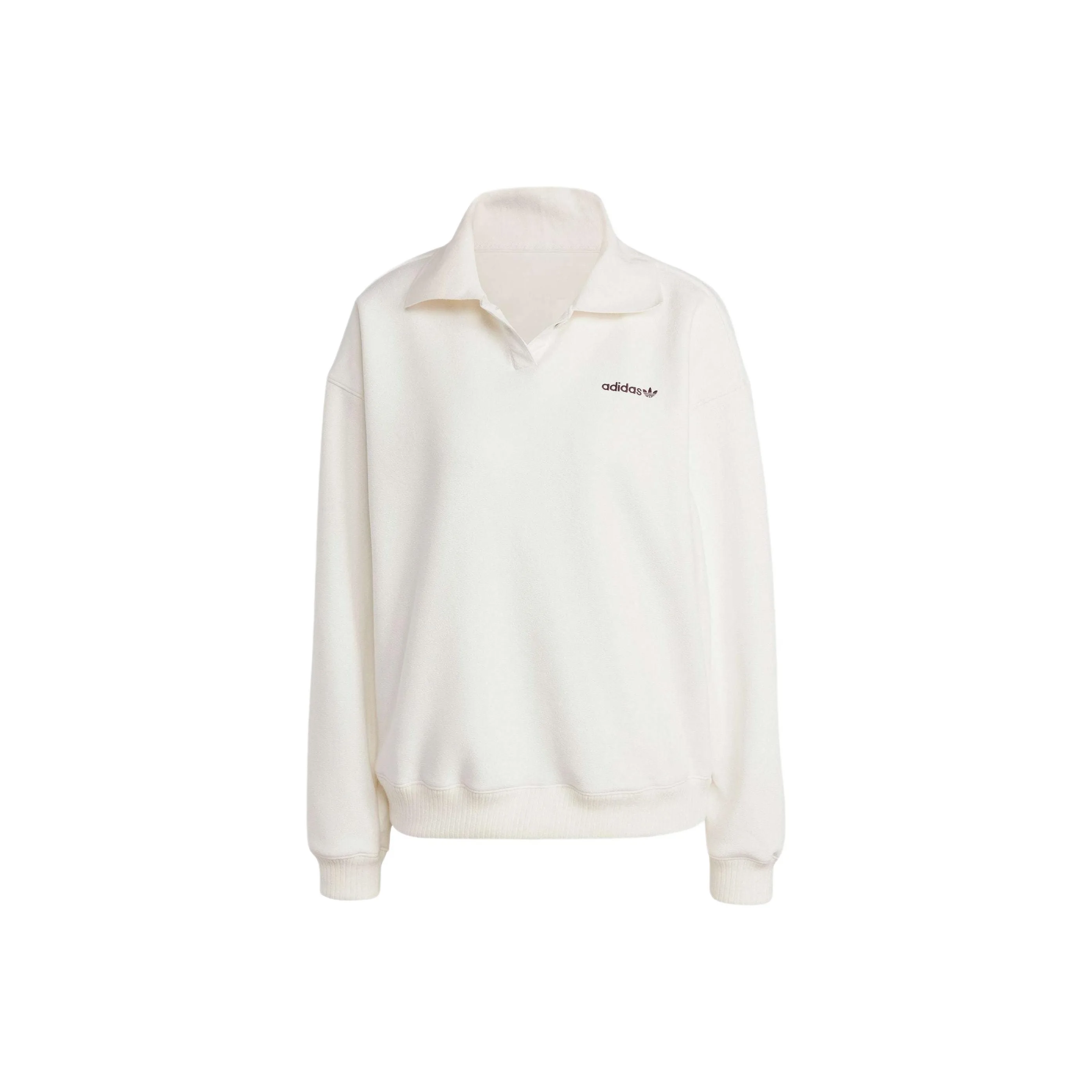 Adidas Originals SUEDE OVERSIZED Свитшот Женский Нефритовый Белый