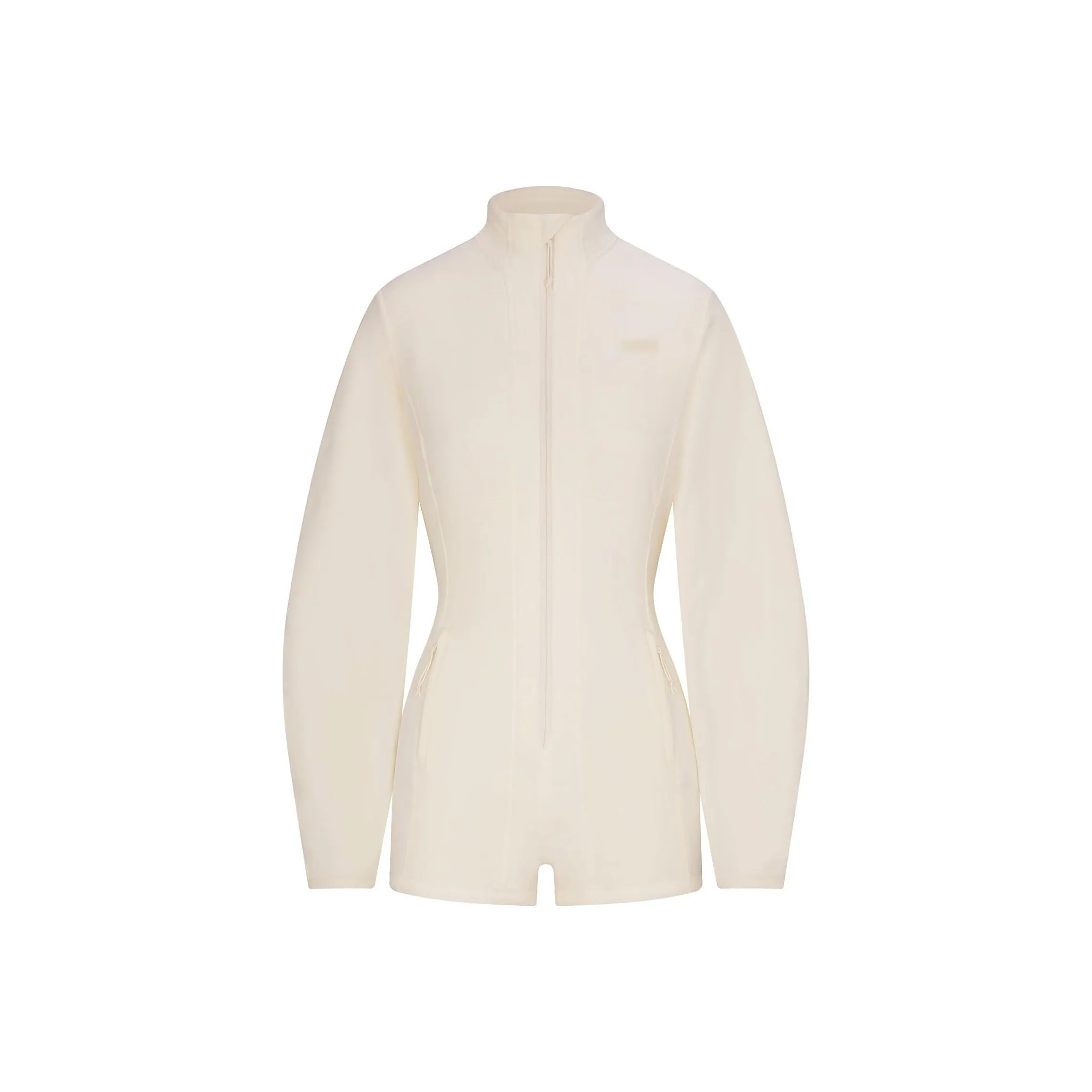 SKIMS FW24 FLEECE LOUNGE ONESIE Jumpsuit Women's ECRU/Natural
