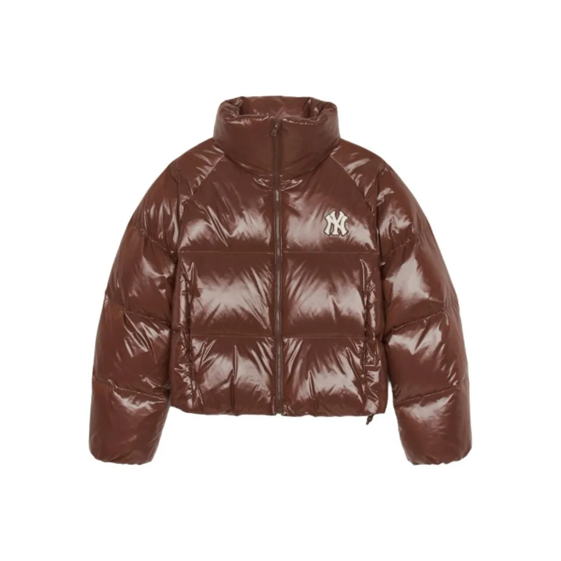 MLB Base Logo New York Yankees Down Jacket Women's Brown