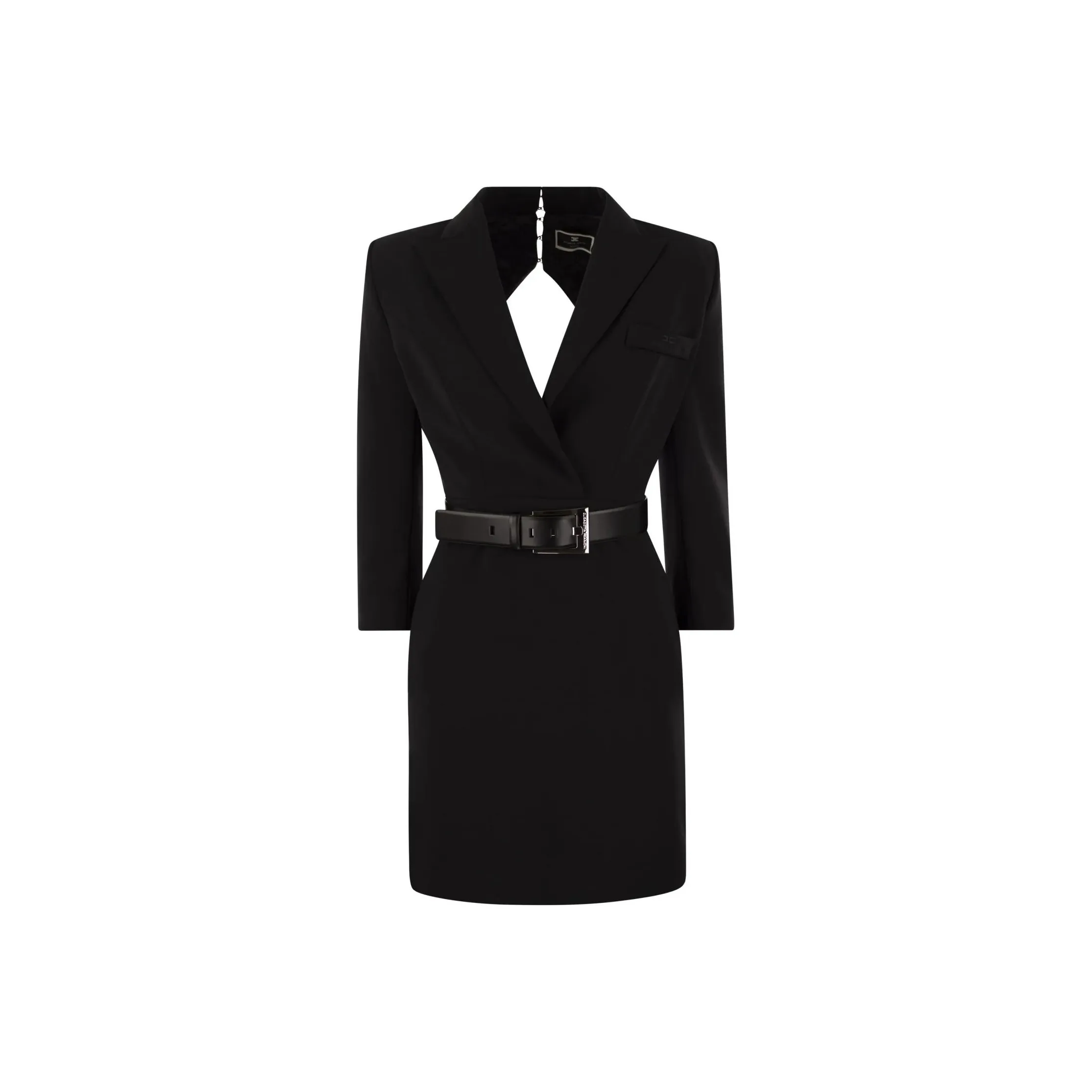 Elisabetta Franchi Cut Out Coat Dress