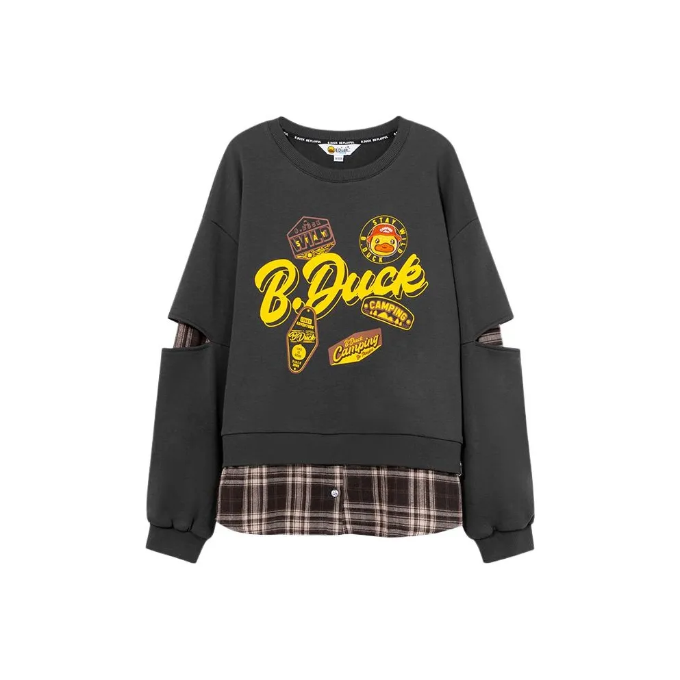 B.Duck Sweatshirt Women's Dark Gray